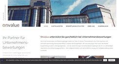 Desktop Screenshot of onvalue.de